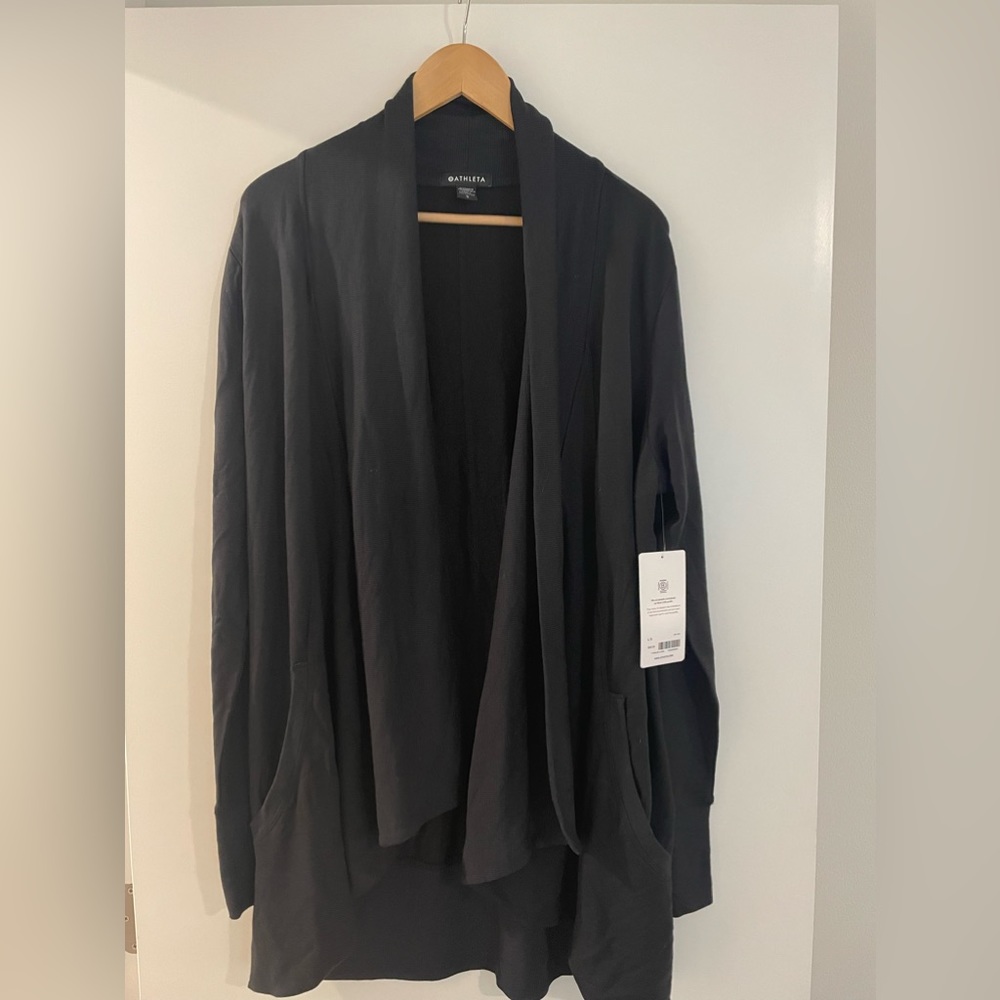 Black Athleta Pranayama Wrap-Size Large